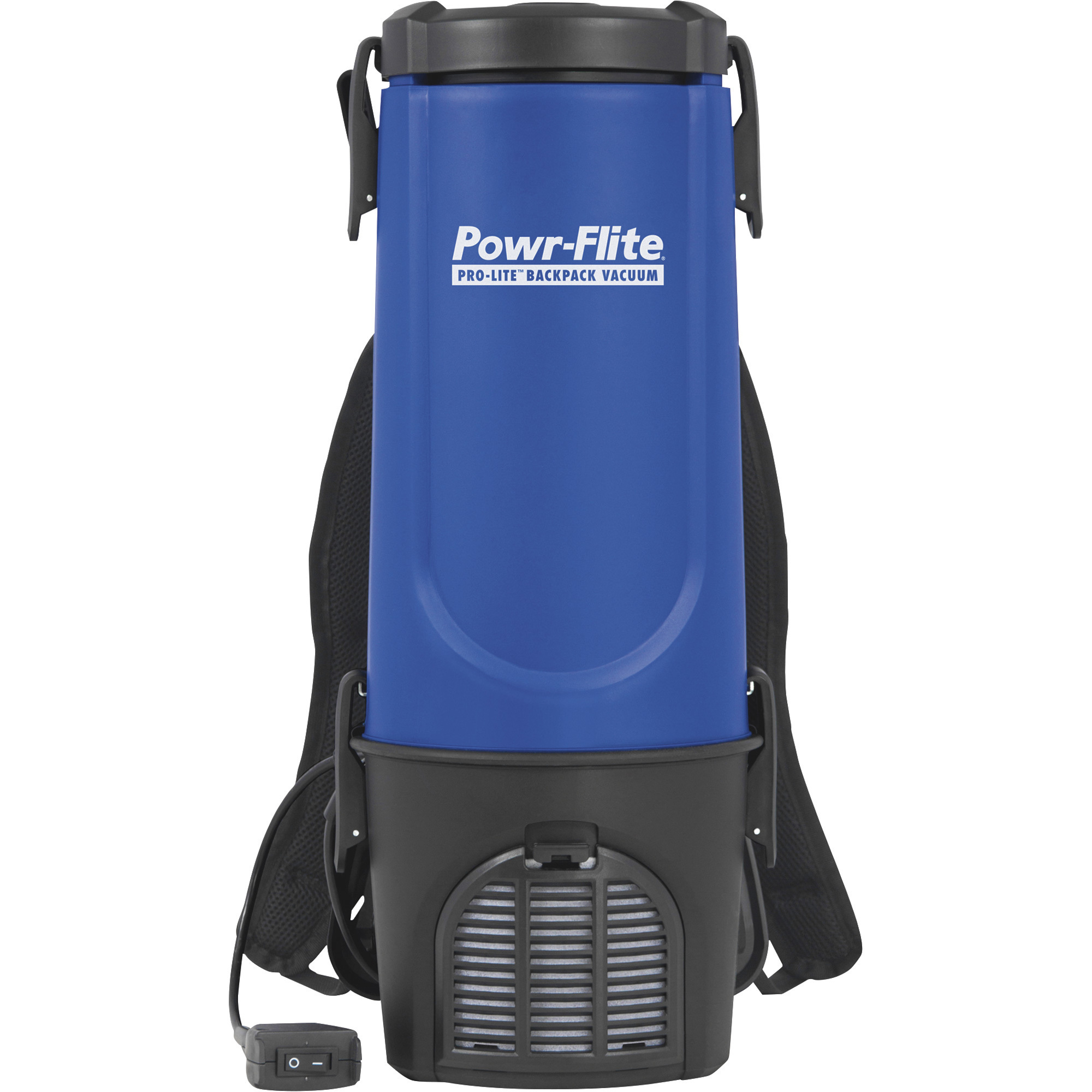 Powr-Flite Pro-Lite Backpack Vacuum, 100 CFM, 4-Gallon Capacity, 120V, Model# BP4S